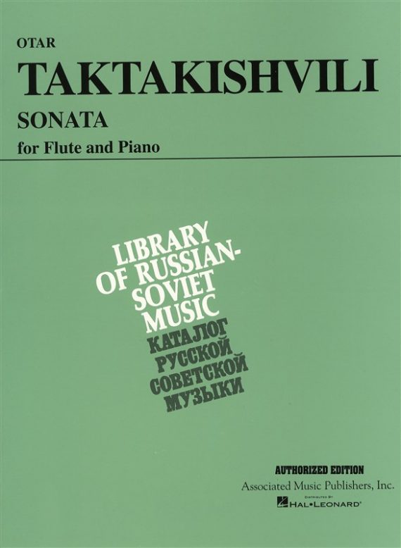 Taktakishvili Sonata-Flute and Piano-Schirmer