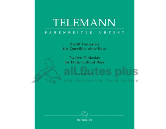 Telemann 12 Fantasias-Flute without Bass-Barenreiter