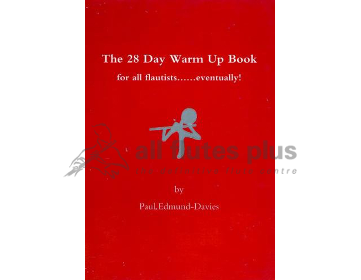 The 28 Day Warm up Book by Paul Edmund Davies