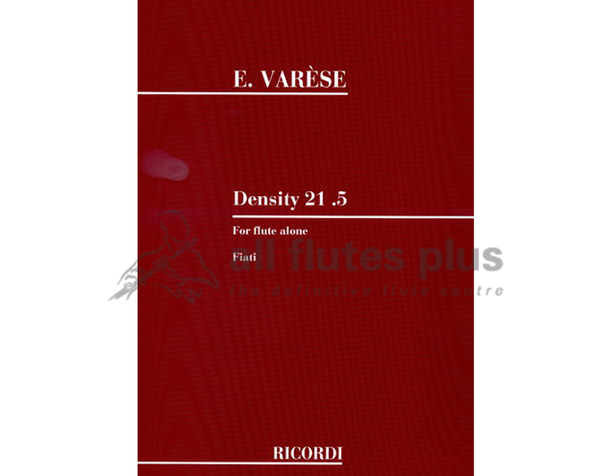 Varese Density 21.5 for Solo Flute