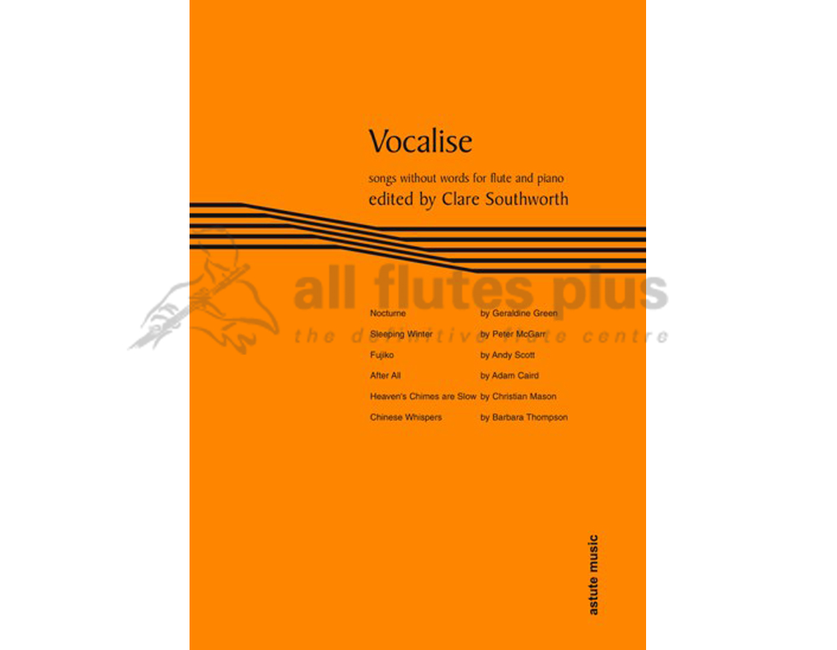 Vocalise Songs without Words for Flute and Piano