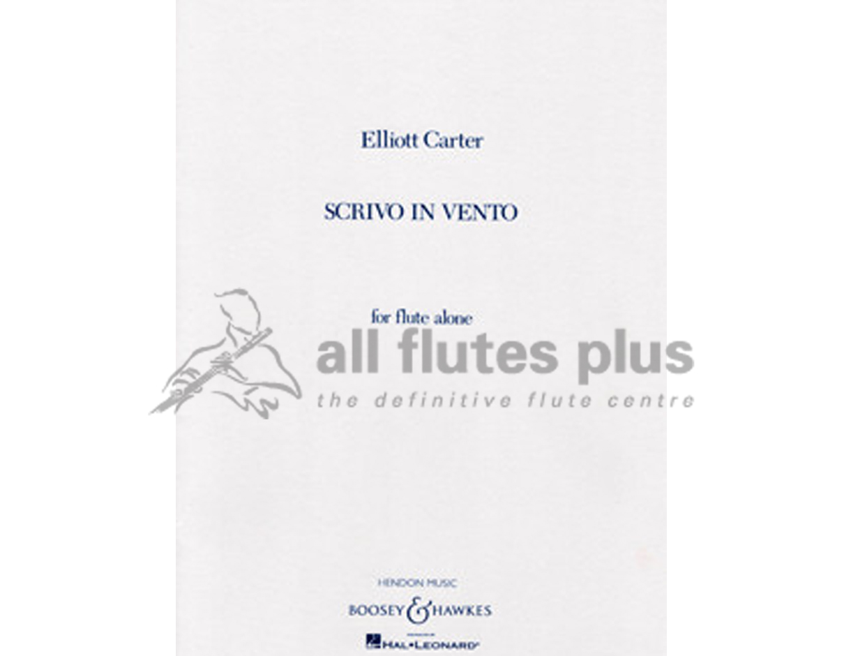 Carter Scrivo in Vento for Flute Alone