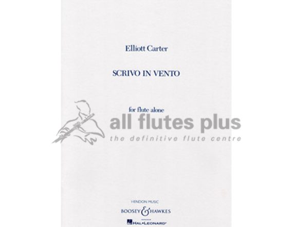 Carter Scrivo in Vento for Flute Alone