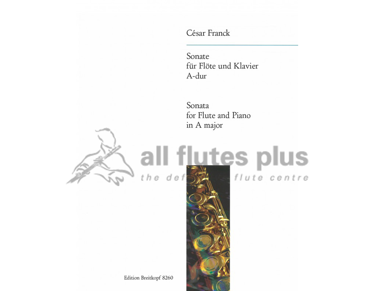 Franck Sonata in A Major for Flute and Piano