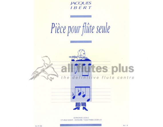 Ibert Piece-Solo Flute-Leduc