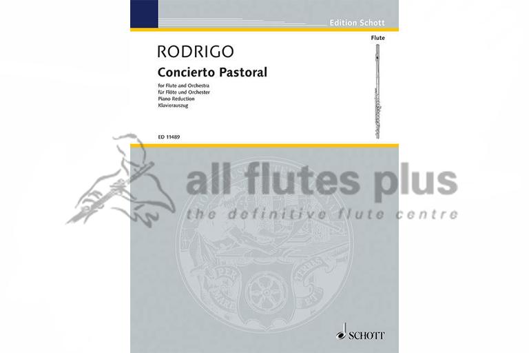 Rodrigo Concierto Pastoral for Flute and Piano