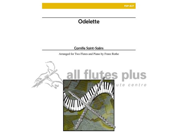 Saint-Saens Odelette opus 162-Two Flutes and Piano