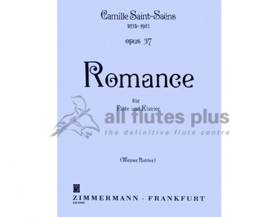 Saint-Saens Romance Opus 37-Flute and Piano-Zimmermann
