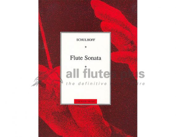 Schulhoff Flute Sonata-Flute and Piano-Chester