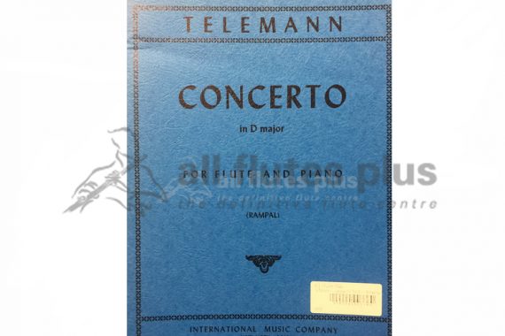 Telemann Concerto in D-Flute and Piano-IMC
