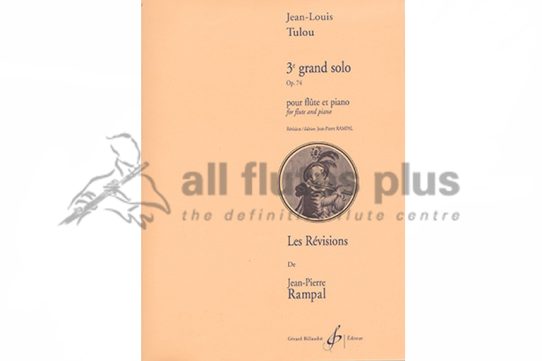 Tulou Grand Solo No 3 Op 74-Flute and Piano