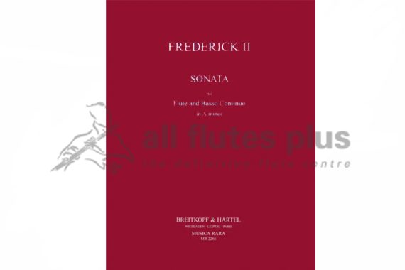 Frederick II Sonata in A Minor for Flute and Basso Continuo
