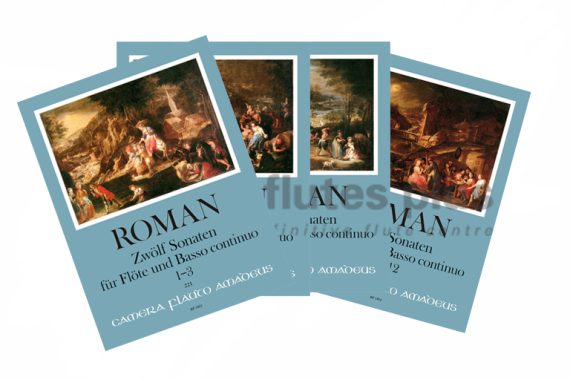 Roman Twelve Sonatas for Flute and Basso Continuo