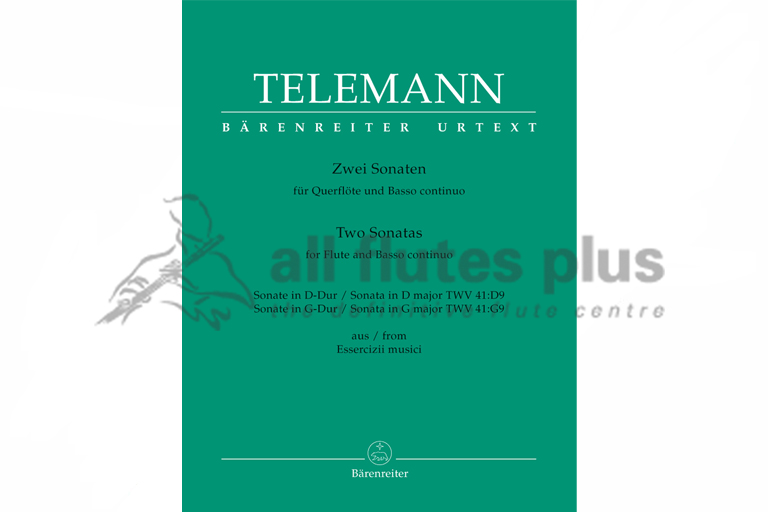 Telemann Two Sonatas D and G From Essercizii Musici