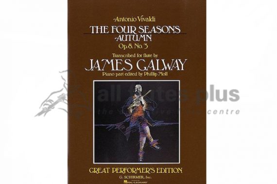 Vivaldi The Four Seasons-Autumn for Flute and Piano-Edited by James Galway
