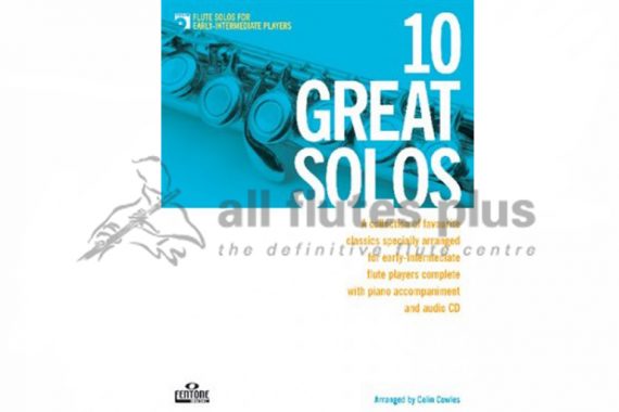 10 Great Solos Flute with CD Play-Along-Colin Cowles-Fentone