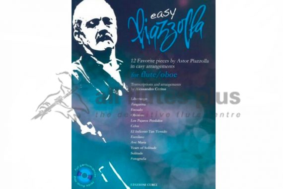 Easy Piazzolla-Flute/Oboe with Playalong CD-Edition Curci