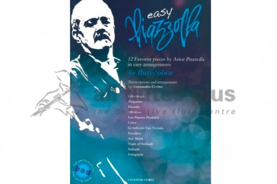 Easy Piazzolla for Flute/Oboe with Playalong CD