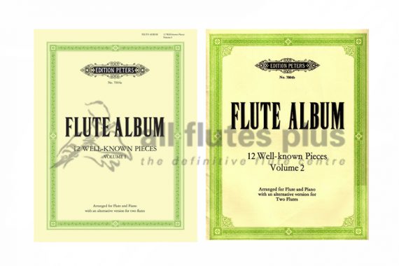 Flute Album-Flute and Piano or Two Flutes with CD Playalong-Peters Edition