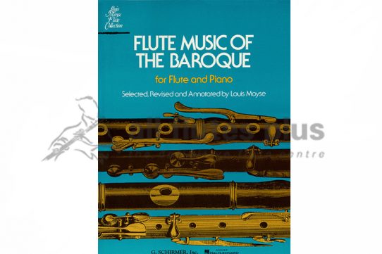 Flute Music of the Baroque-Flute and Piano-Schirmer
