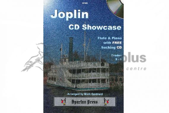 Joplin CD Showcase-Flute and Piano with CD-Spartan Press