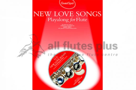 New Love Songs Playalong For Flute-Guest Spot Including CD
