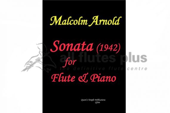 Arnold Sonata 1942-Flute and Piano-Queens Temple Publications