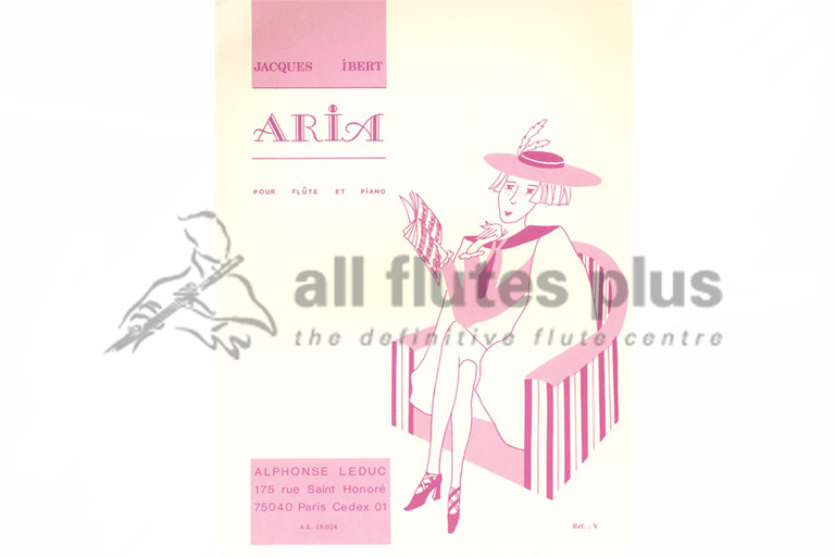 Ibert Aria for Flute and Piano