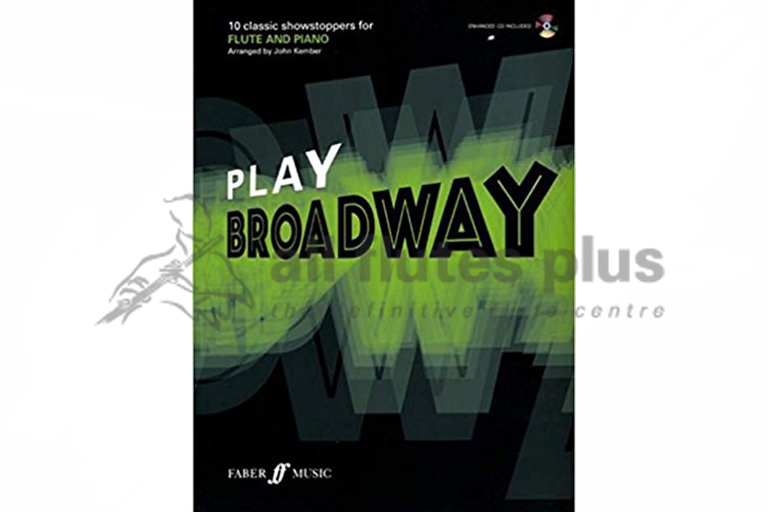 Play Broadway for Flute and Piano with CD