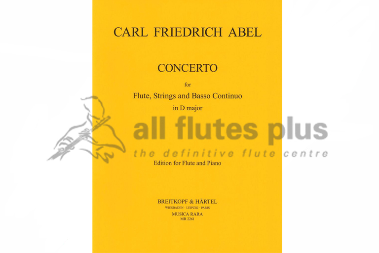Abel Concerto in D Major for Flute and Piano