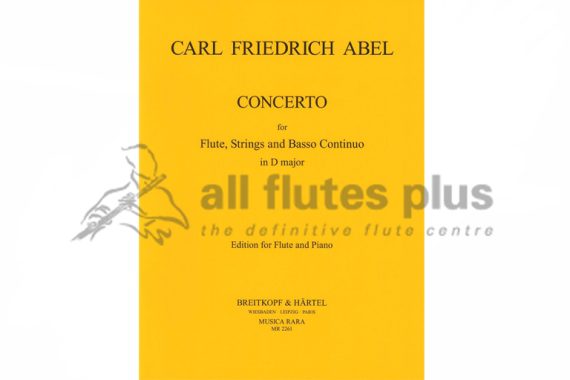 Abel Concerto in D Major for Flute and Piano