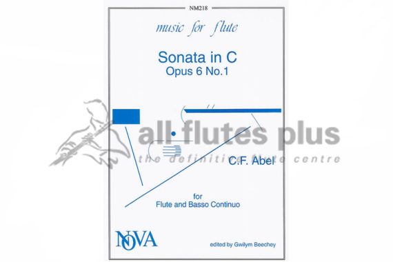 Abel Sonata in C Opus 6 No 1–Flute and Basso Continuo