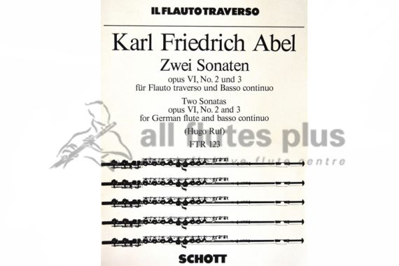 Abel Two Sonatas Opus VI for Flute & Basso Continuo