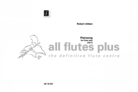 Aitken Plainsong for Flute Solo