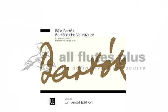 Bartok Romanian Folk Dances-Flute and Piano-Universal