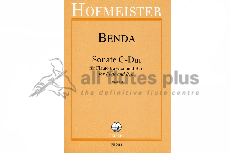 Benda Sonata in C Major-Flute and Basso Continuo