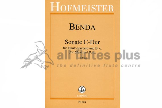Benda Sonata in C Major-Flute and Basso Continuo