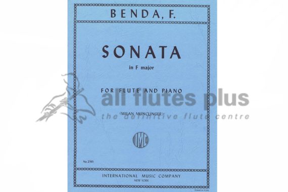 Benda Sonata in F major-Flute and Piano