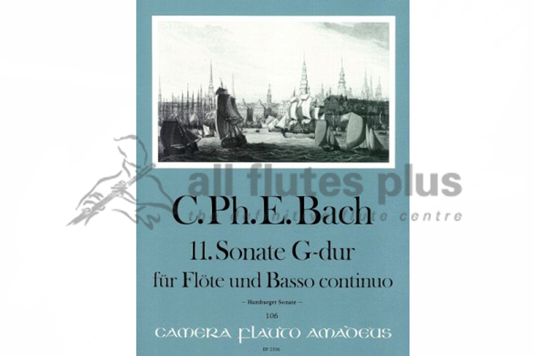 CPE Bach Hamburger Sonata in G Major-Flute and Basso Continuo