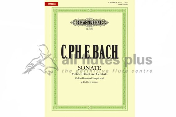 CPE Bach Sonata in G minor for Flute and Harpsichord