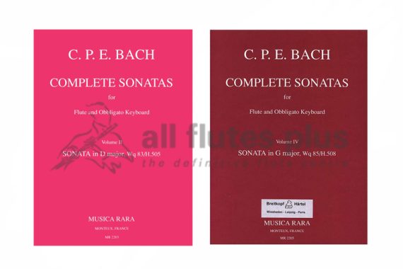 Complete Sonatas for Flute and Obbligato Keyboard-Musica Rara