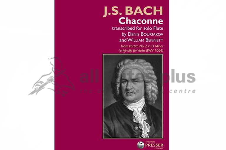 JS Bach Chaconne for Solo Flute