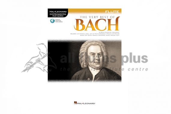 The Very Best of Bach Instrumental Play-Along For Flute-Hal Leonard