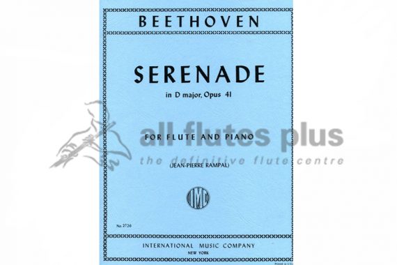 Beethoven Serenade in D major Opus 41-Flute and Piano-Rampal-IMC2726