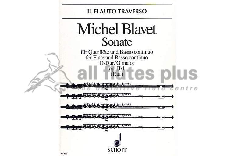 Blavet Sonata No 1 in G major Op II for Flute & Basso Continuo