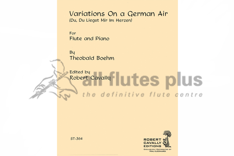 Boehm Variations on a German Air-Flute and Piano