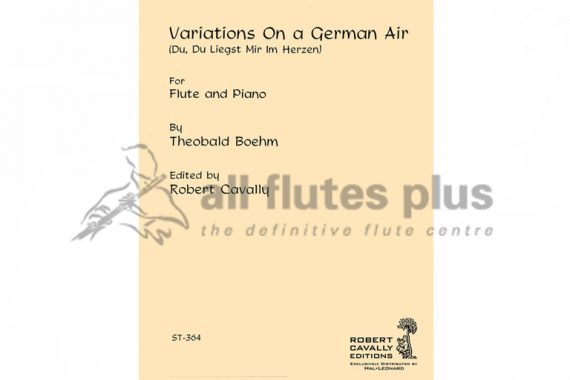 Boehm Variations on a German Air-Flute and Piano-Southern Music