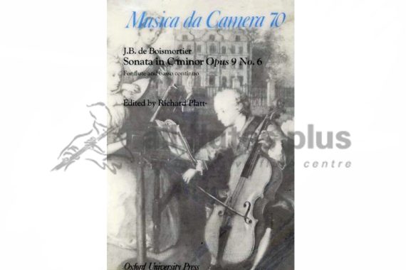 Boismortier Sonata in C Minor Opus 9 No 6-Flute and Basso Continuo