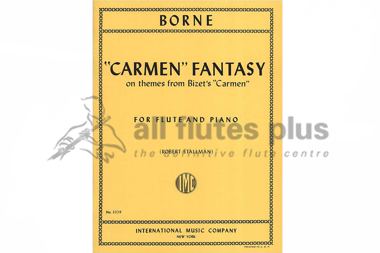 Borne Carmen Fantasy for Flute and Piano-IMC