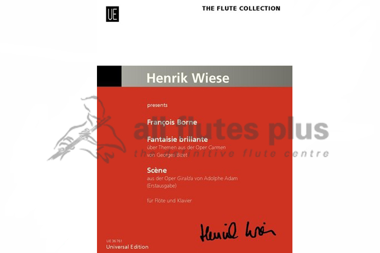Borne Fantaisie Brillante for Flute and Piano-Universal Edition